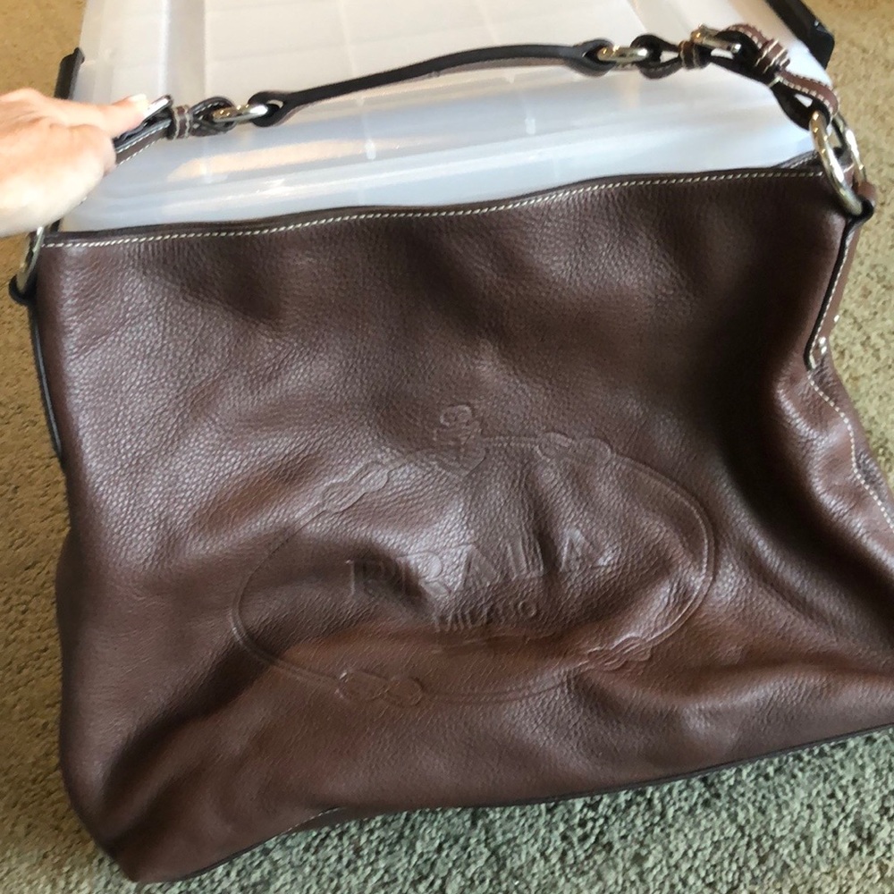 Brown Prada bag